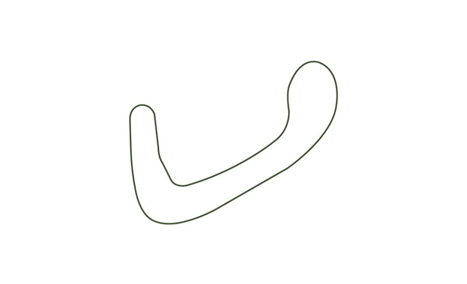Brands hatch Indy race track drawing