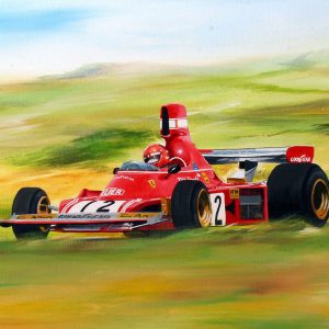 Niki Lauda Painting