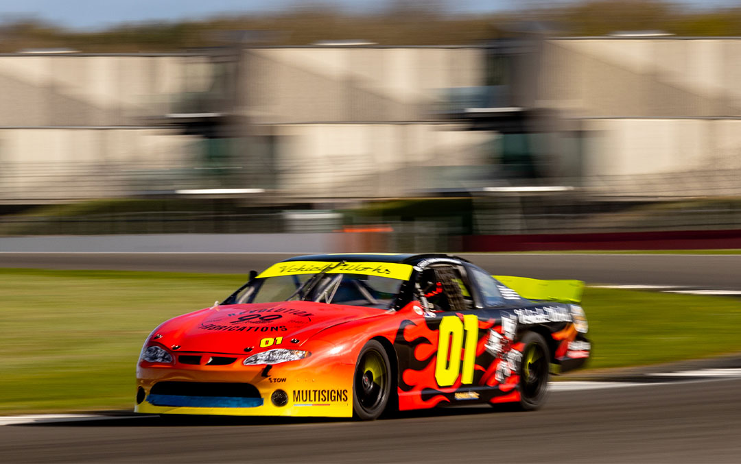 A car racing the Silverstone GO 2026